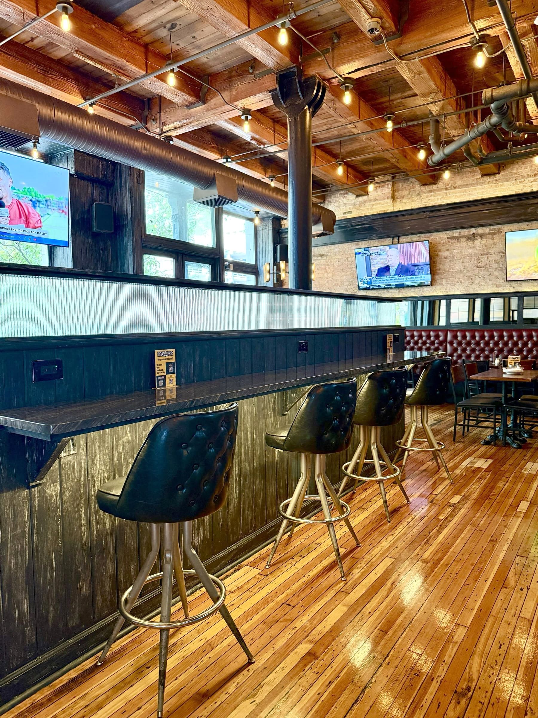 Full-length view of the South Loop bar