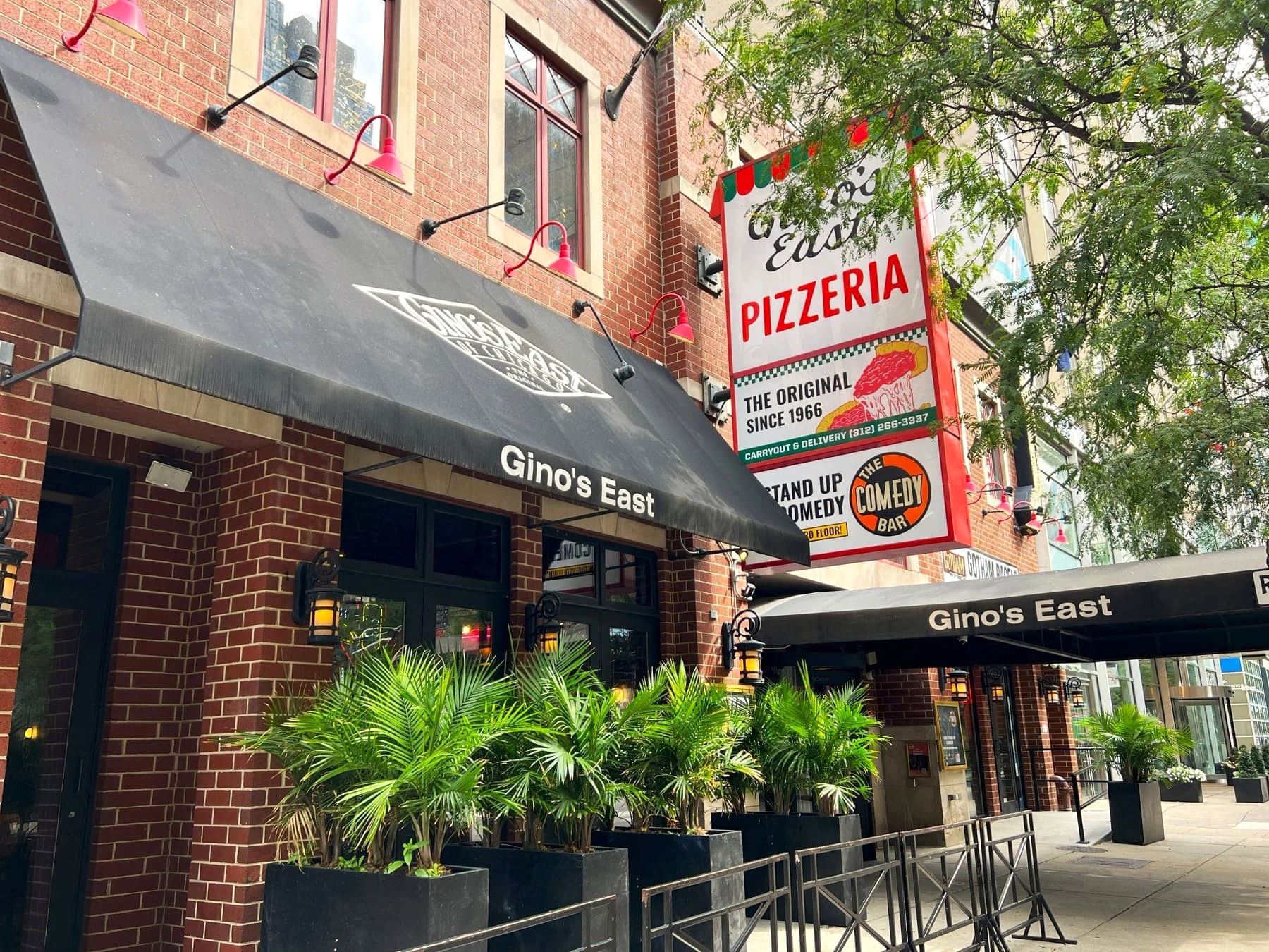 Exterior of the Gino's East Magnificent Mile building